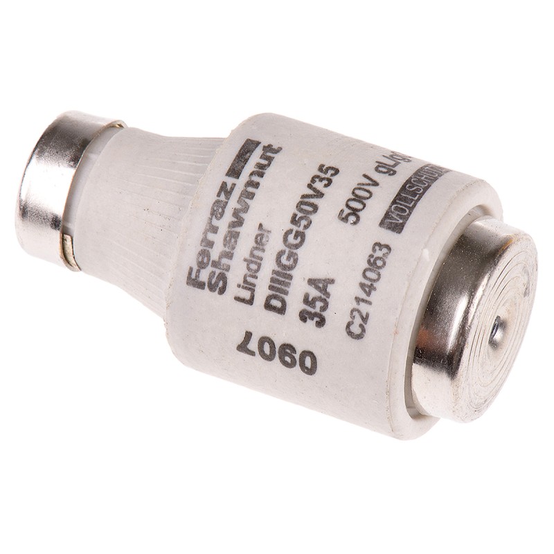 5 pcs - Mersen 35A DIII Diazed Fuse, E33 Thread Size, gG, 500V