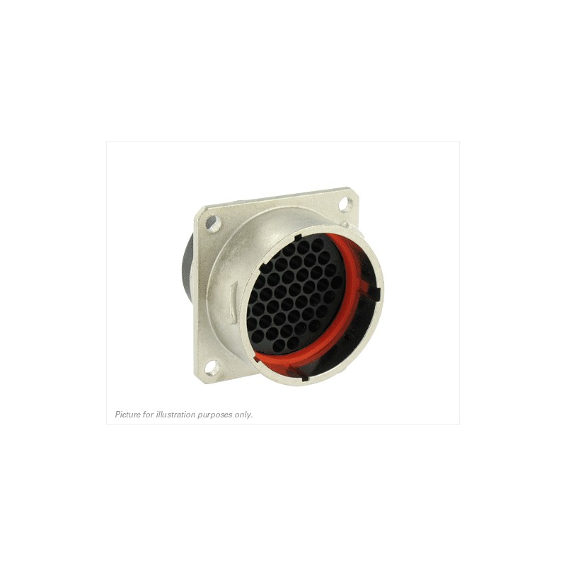 1 pcs - Souriau Circular Connector, 48 Contacts, Panel Mount, Socket, Male, IP68, IP69K, UT0 Series