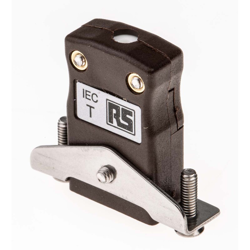1 pcs - RS PRO Panel Mount Thermocouple Connector for Use with Type T Thermocouple, Miniature Size, IEC Standard