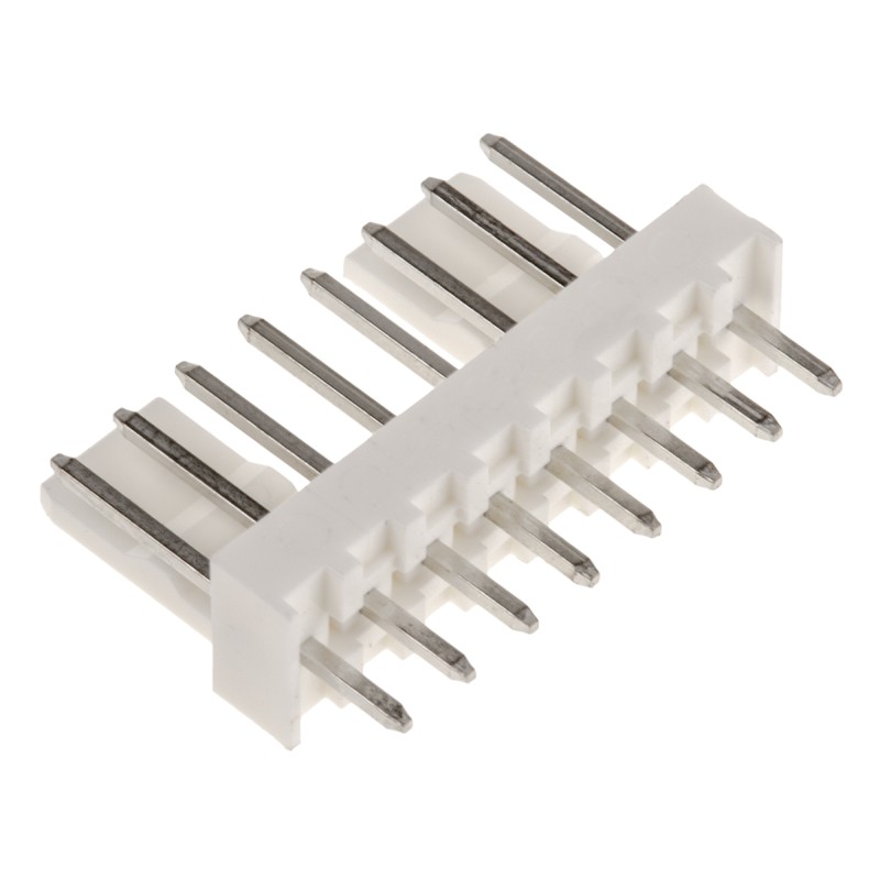 10 pcs - Molex KK 254 Series Straight Through Hole Pin Header, 8 Contact(s), 2.54mm Pitch, 1 Row(s), Unshrouded