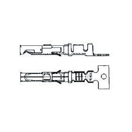 5000 pcs - TE Connectivity CI 2 Series Female Crimp Terminal