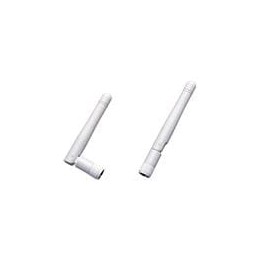 1 pcs : GW.11.A153W - Antennas GW.11.A153W 2.4GHz White Dipole Antenna RP-SMA(M) Hinged