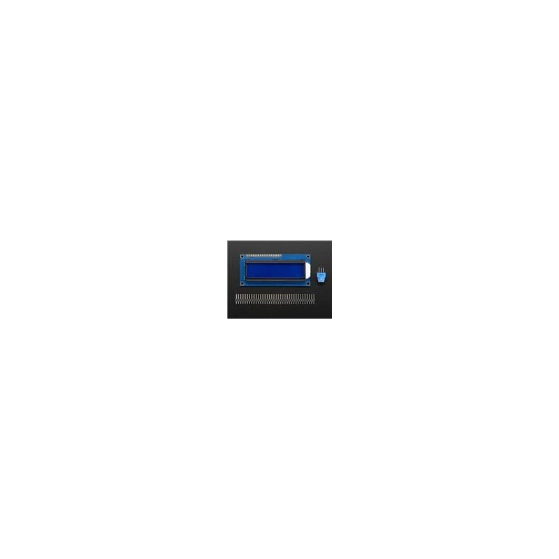 1 pcs : 181 - Display Development Tools Standard LCD 16x2 white on blue