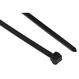 1 Bag of 100 - HellermannTyton Cable Tie, 245mm x 4.6 mm, Black Polyamide 6.6 (PA66), Pk-100