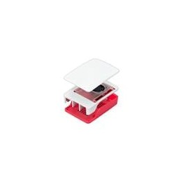 1 pcs : SC1159 - Raspberry Pi Accessories Raspberry Pi 5 Case Red/White