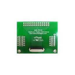 1 pcs : NHD-FFC26 - Display Development Tools 26 pin FFC-thru hole adptr