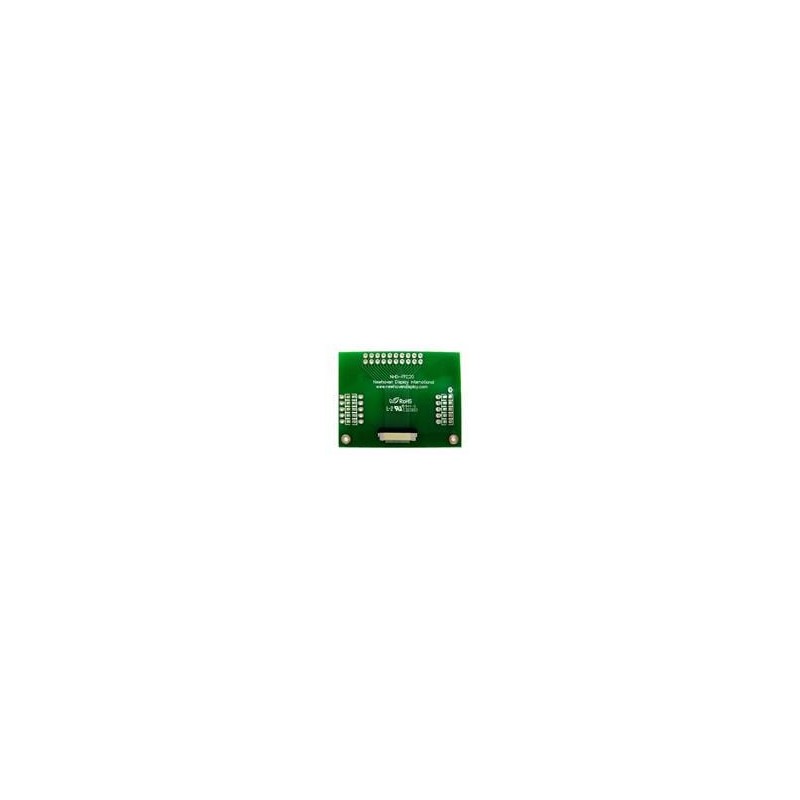 1 pcs : NHD-FFC20 - Display Development Tools 20 pin FFC-thru hole adptr