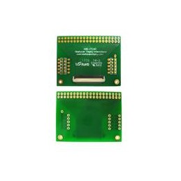 1 pcs : NHD-FFC40 - Display Development Tools 40 pin 0.5mm pitch FFC-thru hole adptr