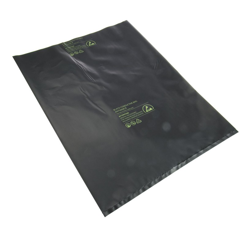 1 Bag of 10 - RS PRO Black Conductive Bag 406mm(W)x 305mm(L)