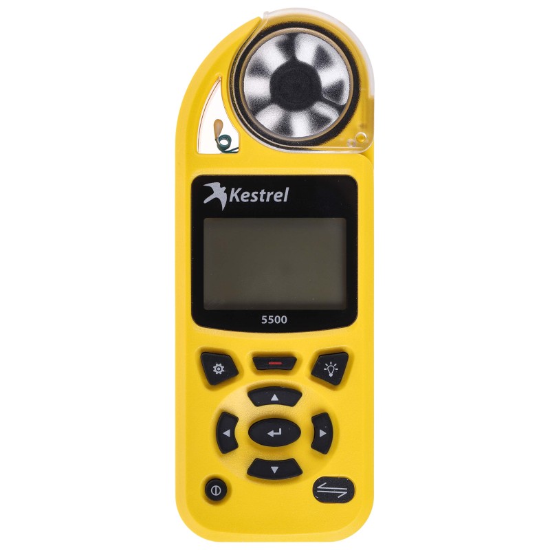 1 pcs - Kestrel 0855YEL Impeller Anemometer, 40m/s Max, Measures Air Flow, Altitude, Density, Density Altitude, Dew Point,