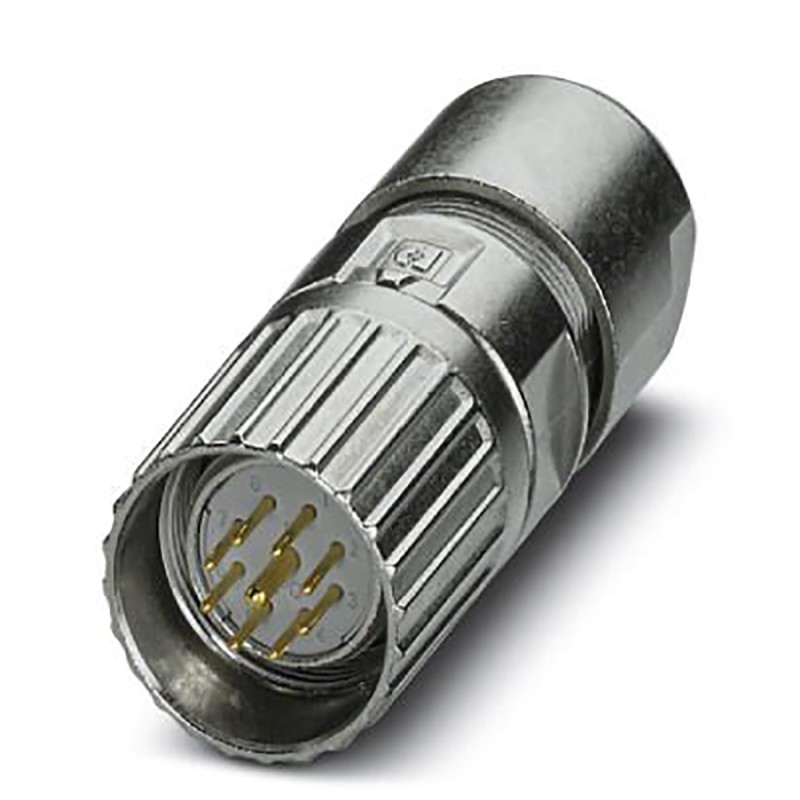 1 pcs - Phoenix Contact Circular Connector, 9 Contacts, Cable Mount, M23 Connector, Plug, Male, IP66, IP68, M23 PRO Series