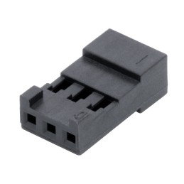 20 pcs - Stelvio Kontek, 48532480 Male Connector Housing, 2.54mm Pitch, 3 Way, 1 Row