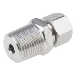 1 pcs - RS PRO In-Line Thermocouple Compression Fitting for Use with Thermocouple, 1/2 NPT, 6mm Probe, RoHS Compliant Standard