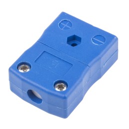 1 pcs - RS PRO In-Line Thermocouple Connector for Use with Type T Thermocouple, Standard Size, ANSI Standard