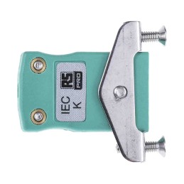 1 pcs - RS PRO Panel Mount Thermocouple Connector for Use with Type K Thermocouple, Miniature Size, IEC Standard