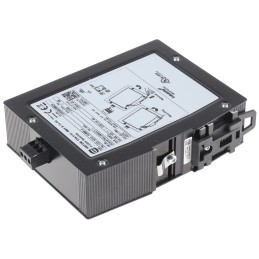 1 pcs - HARTING DIN Rail Mount Ethernet Switch, 10 RJ45 Ports, 10/100Mbit/s Transmission, 48V dc
