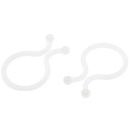 1 Bag of 50 - RS PRO Natural Nylon Twister Clip, 21.3mm Max. Bundle