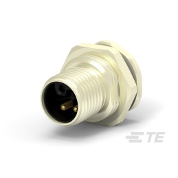 1 pcs - TE Connectivity Circular Connector, 2 Contacts, Rear Mount, M12 Connector, Plug, Male, IP67