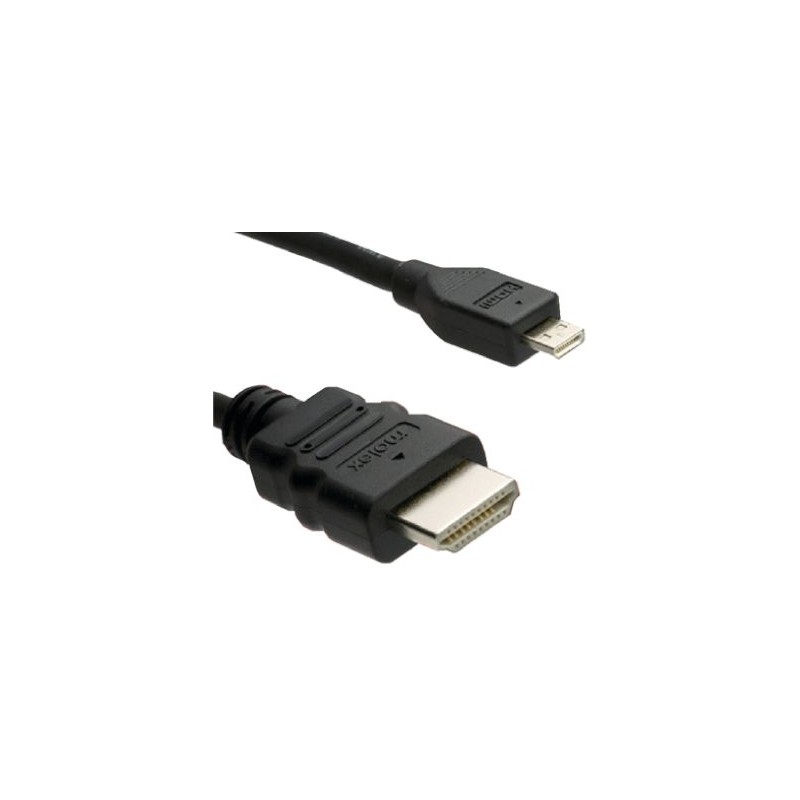 1 pcs - Molex Male HDMI to Male Micro HDMI Cable, 1m