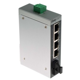 1 pcs - Phoenix Contact FL SWITCH SFNB 4TX/FX SM20 Series DIN Rail Mount Ethernet Switch, 4 RJ45 Ports, 100Mbit/s Transmission,