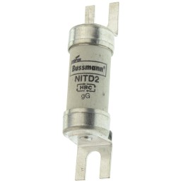5 pcs - Eaton 2A British Standard Fuse, 14 x 55mm, 550V ac, 44.5mm