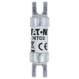 5 pcs - Eaton 2A British Standard Fuse, 14 x 55mm, 550V ac, 44.5mm