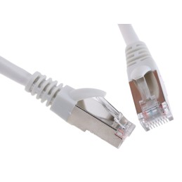 1 pcs - RS PRO Cat5e Male RJ45 to Male RJ45 Ethernet Cable, F/UTP, White PVC Sheath, 1m