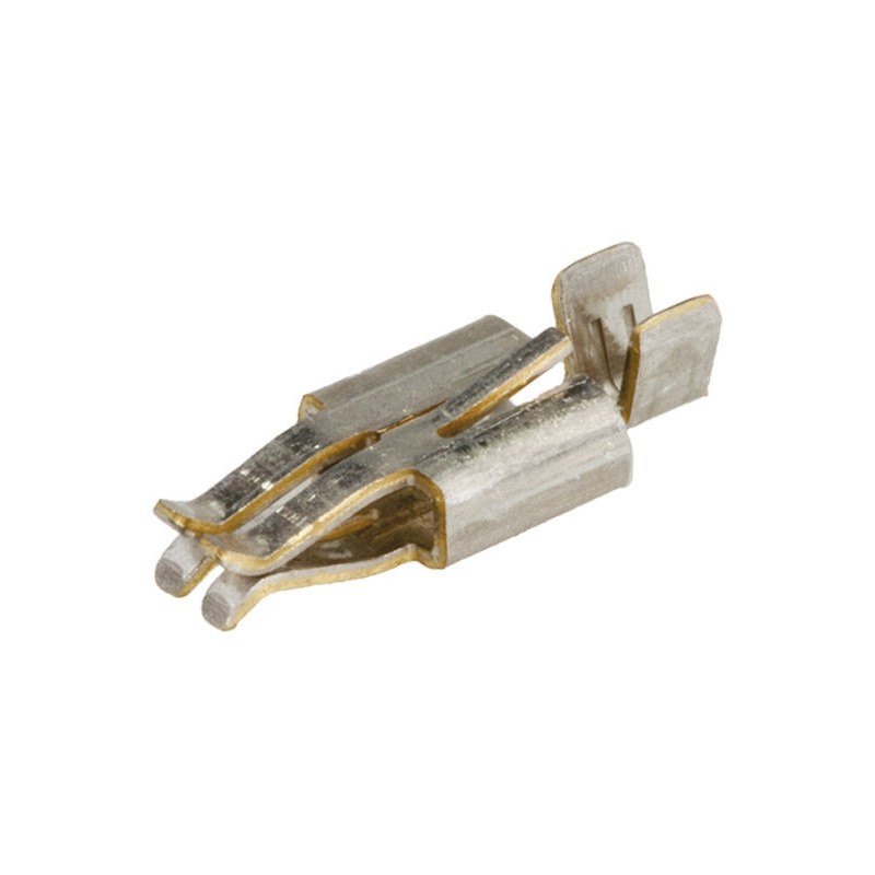 5000 pcs - TE Connectivity Hermaphroditic Series Female Crimp Terminal, 22AWG Min, 18AWG Max