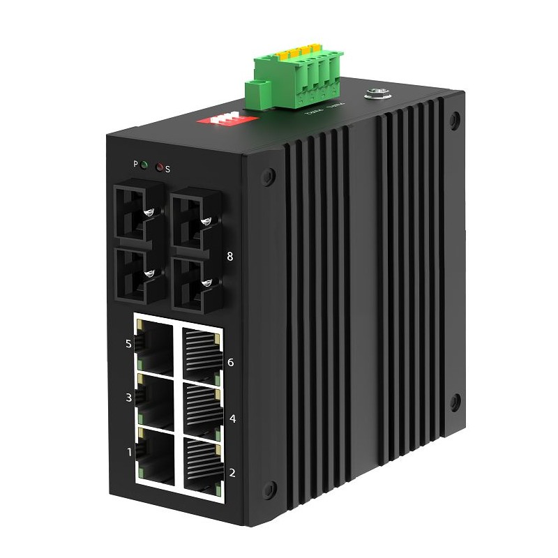 1 pcs - Unmanaged 6 Port Ethernet Switch, RJ-45