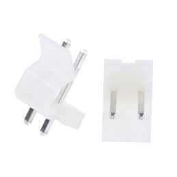 10 pcs - Molex SPOX Series Straight Through Hole Pin Header, 2 Contact(s), 5.08mm Pitch, 1 Row(s), Unshrouded