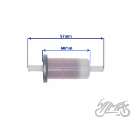Fuel filter, 10mm paper insert, for Honda Yamaha