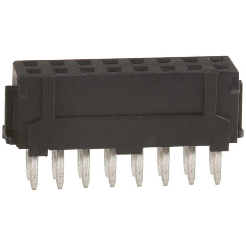 10 pcs - Hirose DF11 Series Straight Through Hole Mount PCB Socket, 16-Contact, 2-Row, 2.0mm Pitch, Solder Termination