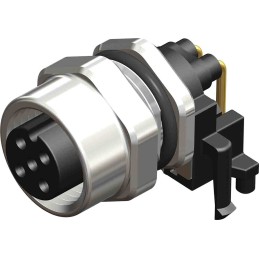 1 pcs - RS PRO Circular Connector, 5 Contacts, M12 Connector, Socket, Female, IP67