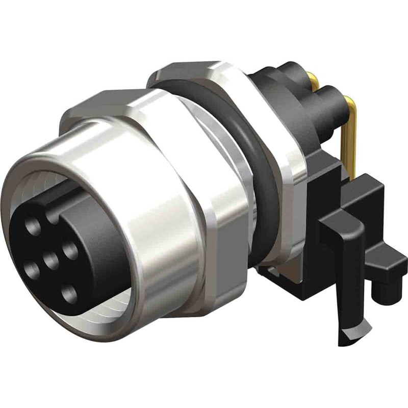 1 pcs - RS PRO Circular Connector, 5 Contacts, M12 Connector, Socket, Female, IP67