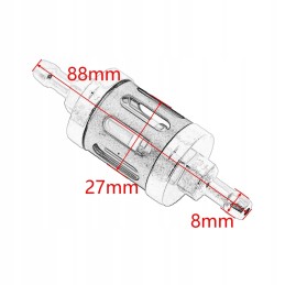 Fuel filter for motorcycle scooter metal atv