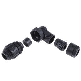 1 pcs - Amphenol Industrial Circular Connector, 4 Contacts, Cable Mount, Plug, Male, IP65, IP67, Ecomate Series