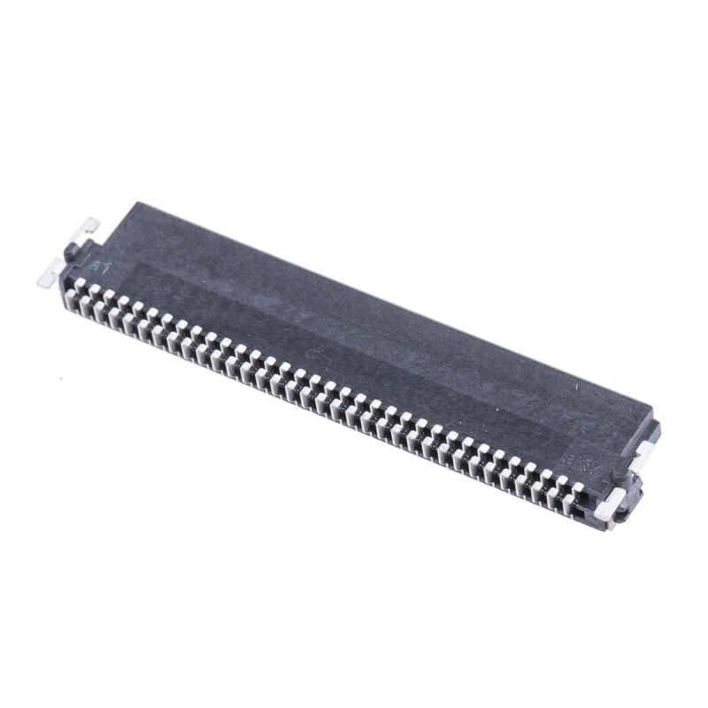 560 pcs - ERNI SMC Series Right Angle Surface Mount PCB Socket, 68-Contact, 2-Row, 1.27mm Pitch, Solder Termination