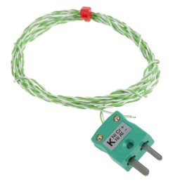 1 pcs - RS PRO Type K Thermocouple 2m Length, 1/0.2mm Diameter - +250°C