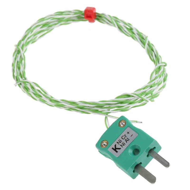 1 pcs - RS PRO Type K Thermocouple 2m Length, 1/0.2mm Diameter - +250°C