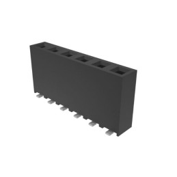 600 pcs - Amphenol ICC Surface Mount PCB Socket, 6-Contact, 1-Row, 2.54mm Pitch