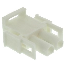 5 pcs - TE Connectivity, Universal MATE-N-LOK Male Connector Housing, 6.35mm Pitch, 2 Way, 1 Row