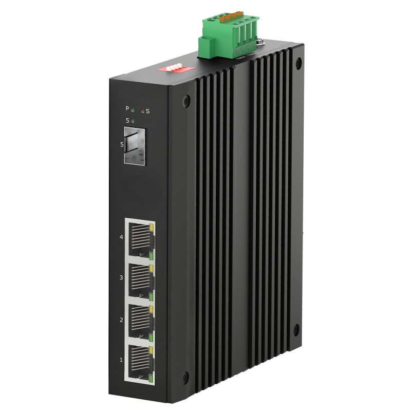 1 pcs - Unmanaged 4 Port Ethernet Switch, RJ-45