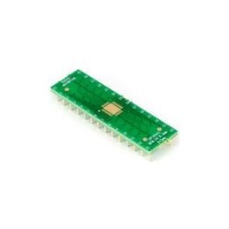1 pcs : IPC0041C - Sockets & Adapters QFN-24 to DIP-28 SMT Adapter (0.5 mm pitch, 4 x 5 mm body) Compact Series