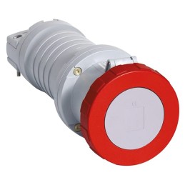 1 pcs - Amphenol Industrial, Tough & Safe IP67 Red Cable Mount 3P + E Industrial Power Socket, Rated At 125A, 415 V