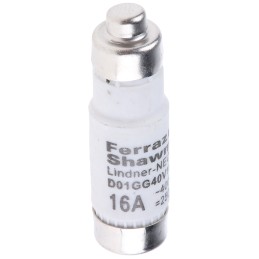 5 pcs - Mersen 16A D01 Neozed Fuse, gG, 400V ac