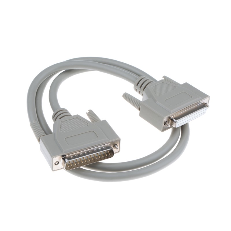 1 pcs - Phoenix Contact Male 25 Pin D-sub to Female 25 Pin D-sub Serial Cable, 1m PVC