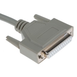 1 pcs - Phoenix Contact Male 25 Pin D-sub to Female 25 Pin D-sub Serial Cable, 1m PVC