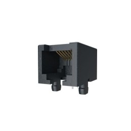 10 pcs - Amphenol ICC 54601 Series Female RJ45 Connector, Through Hole, Cat3