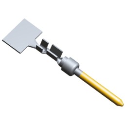 10 pcs - TE Connectivity, AMPLIMITE HDP-20 Series, size 20 Male Crimp D-sub Connector Contact, Gold over Nickel Signal, 28