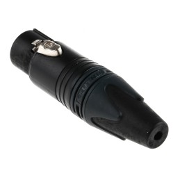 1 pcs - Neutrik Cable Mount XLR Connector, Female, 50 V, 4 Way, Gold Plating